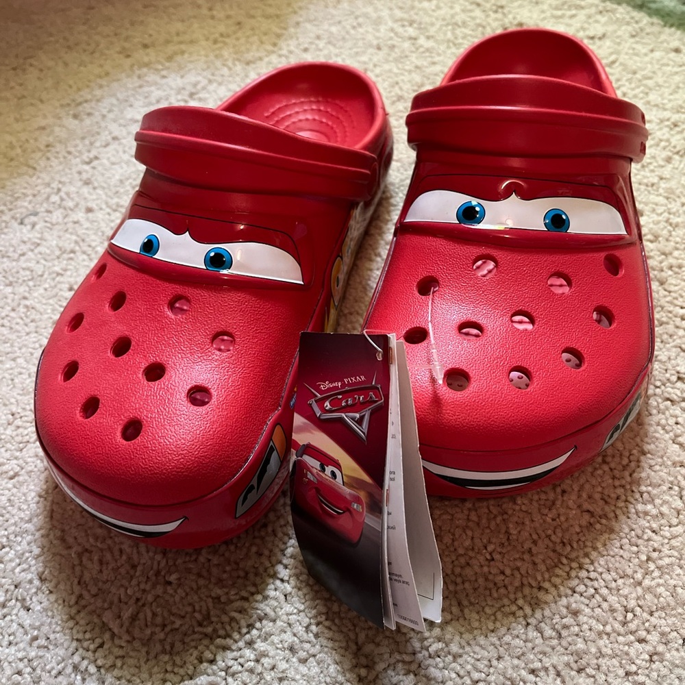 Lightning McQueen light up crocs